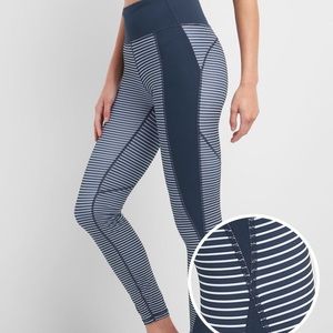 Striped GapFit Sculpt Compression Leggings (XS)